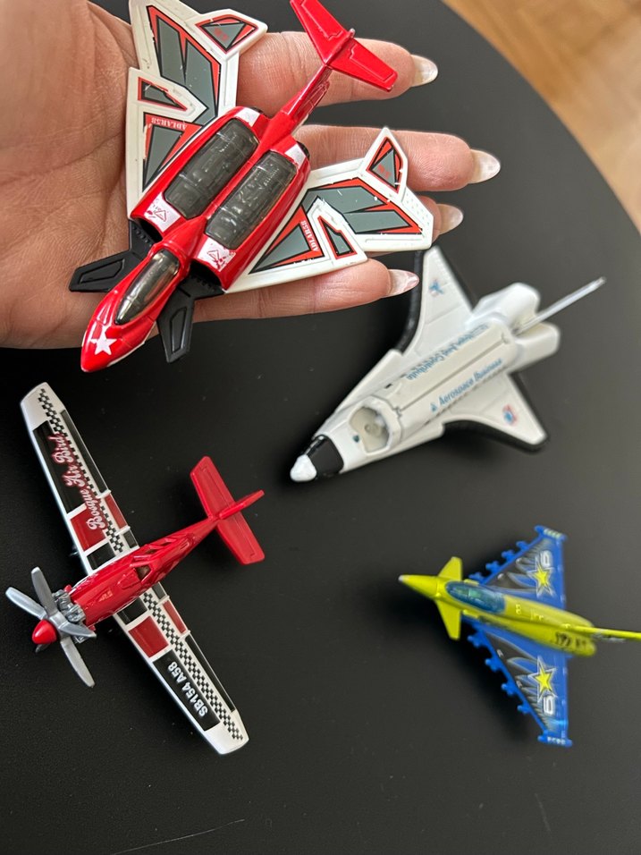 Metal gövdeli çok iyi durumda 3 jet birde füze set olarak - Görsel 2