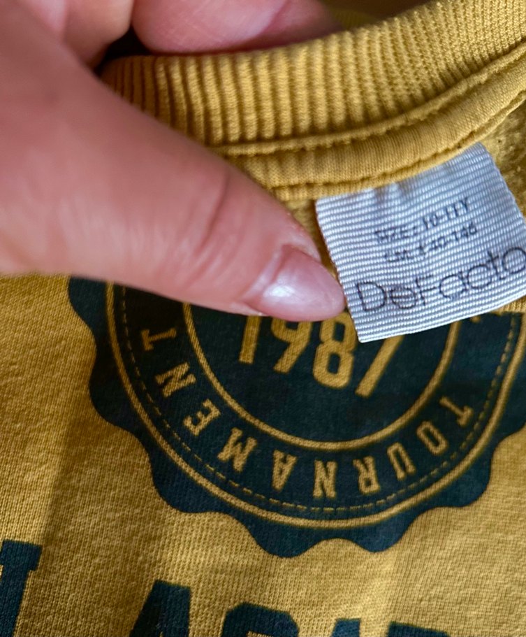 Sarı ve lacivert Erkek çocuk Sweatshirt, lisanslı şardonlu - Görsel 3