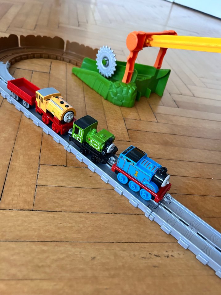 Thomas Renkli Eğitici Tren Seti Oyuncak - Görsel 3