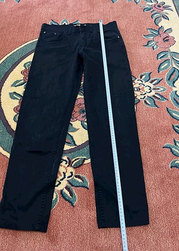 Siyah Denim Erkek Kot Pantolon - Görsel 3