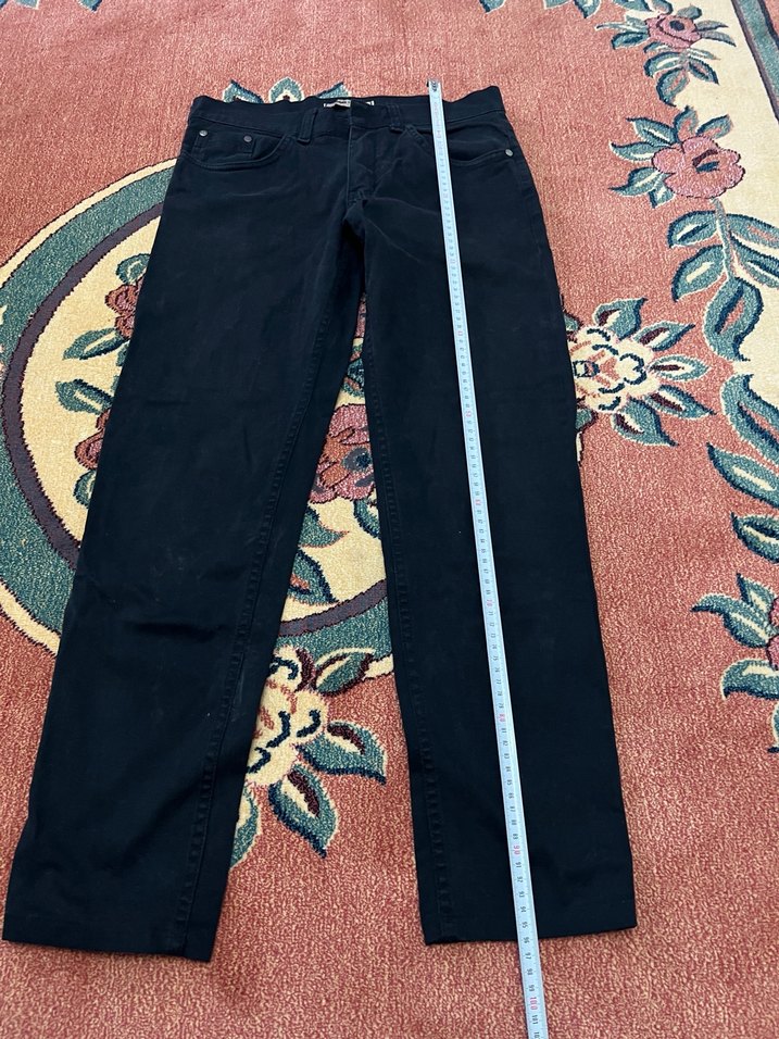 Siyah Denim Erkek Kot Pantolon - Görsel 3