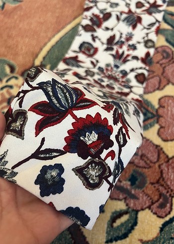 Çiçek Desenli Bohem Kadın Kumaş Pantolon - Görsel 3