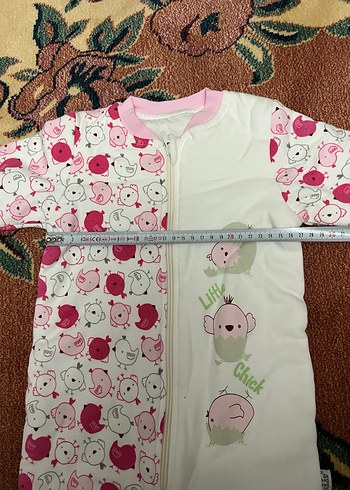 Renkli Desenli Fermuarlı Bebek Kız Tulum - Görsel 6