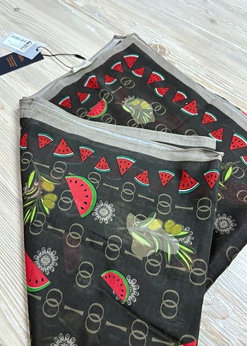 İmannoor Pamuk İpek Şal Orijinal Etiketli - Görsel 2