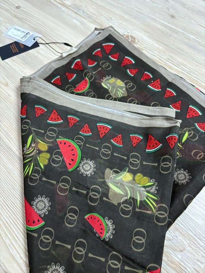 İmannoor Pamuk İpek Şal Orijinal Etiketli - Görsel 2