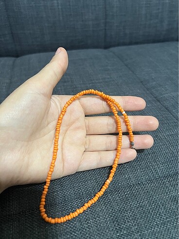 Esra Ezmeci Turuncu Boncuklu Kolye