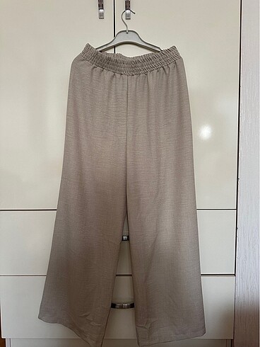 Keten görünümlü pantolon