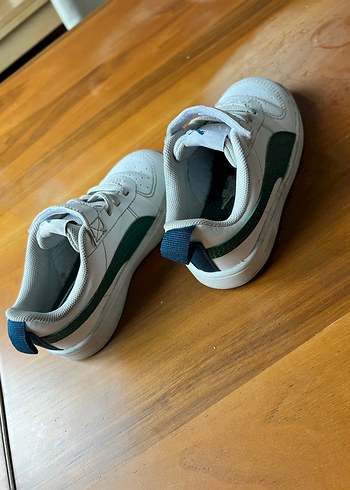 Beyaz Erkek Çocuk Spor Ayakkabı Velcro - Görsel 3