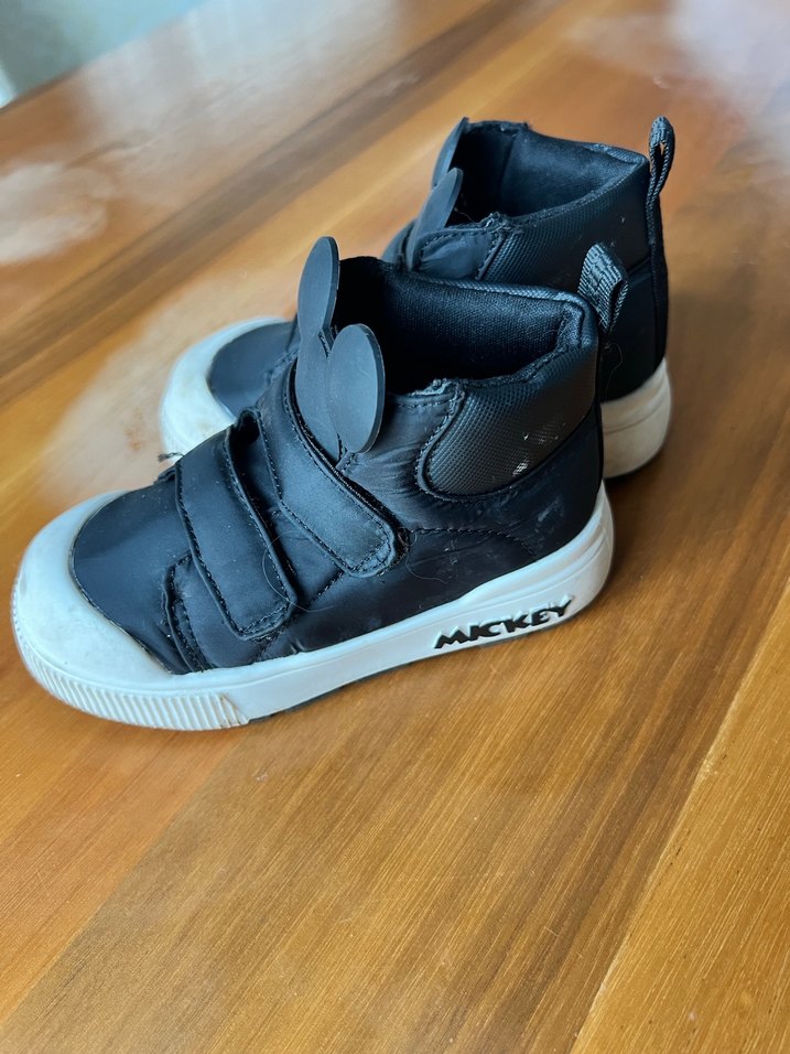 Erkek Çocuk Mavi Sneakers Velcro Kapatmalı - Görsel 2