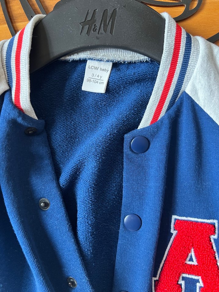 Erkek Çocuk Düğmeli Mavi Spor Ceket - Görsel 3