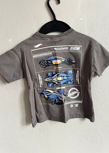 Gri Erkek Çocuk Hot Wheels Tişört - Görsel 2