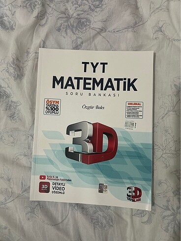 Hiç kullanılmamış 3D tyt matematik soru bankası