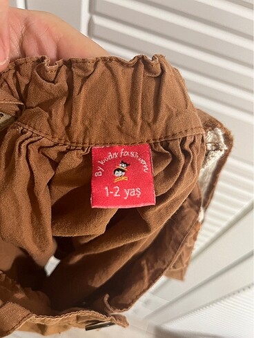 12-18 Ay Beden kahverengi Renk Takım elbise
