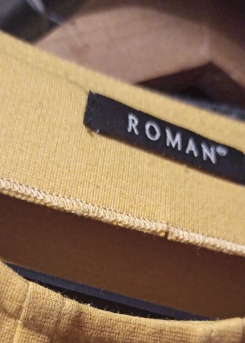 Roman Hardal Sarısı Kadın Elbise - Görsel 2