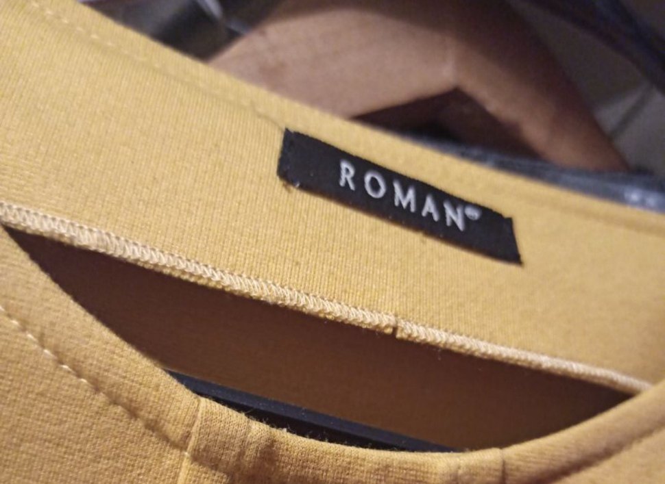 Roman Hardal Sarısı Kadın Elbise - Görsel 2