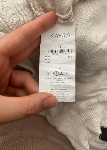 diğer Beden Kayra Kırık Beyaz Kazak