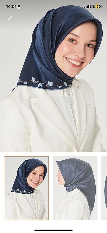 armine lacivert eşarp