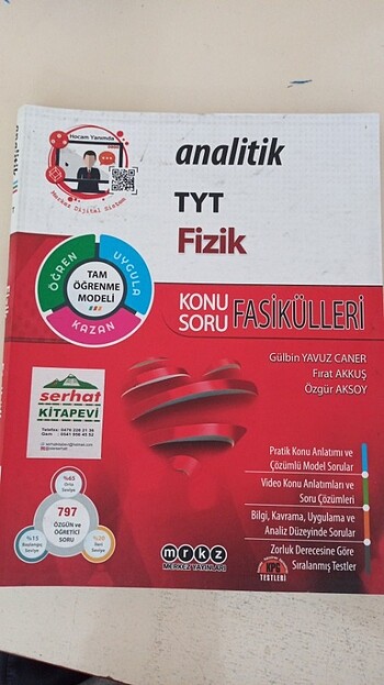 Merkez yayınları tyt fizik konu soru fasikülleri 