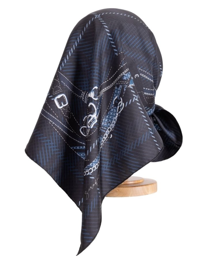 Zerafetim twill ipek eşarp - Görsel 3