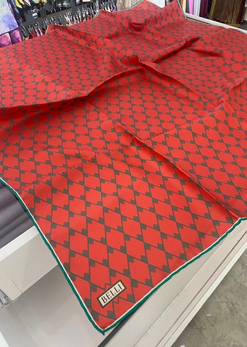 Belli twill ipek eşarp - Görsel 9