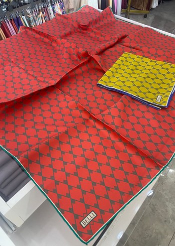 Belli twill ipek eşarp - Görsel 4