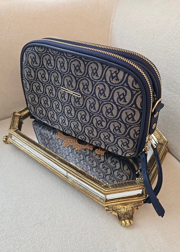 Zincir Detaylı Modern Klasik Kahverengi Deri Çanta - Görsel 3