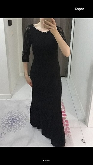 Zara siyah şık elbise 