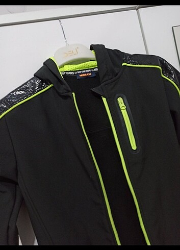 10 Yaş Beden siyah Renk Spor ceket 