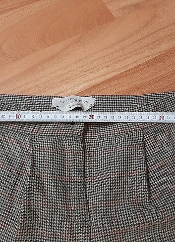 34 Beden kahverengi Renk Mudo yün pantalon