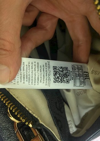 Gri Baskılı Guess Kadın Çanta - Görsel 5