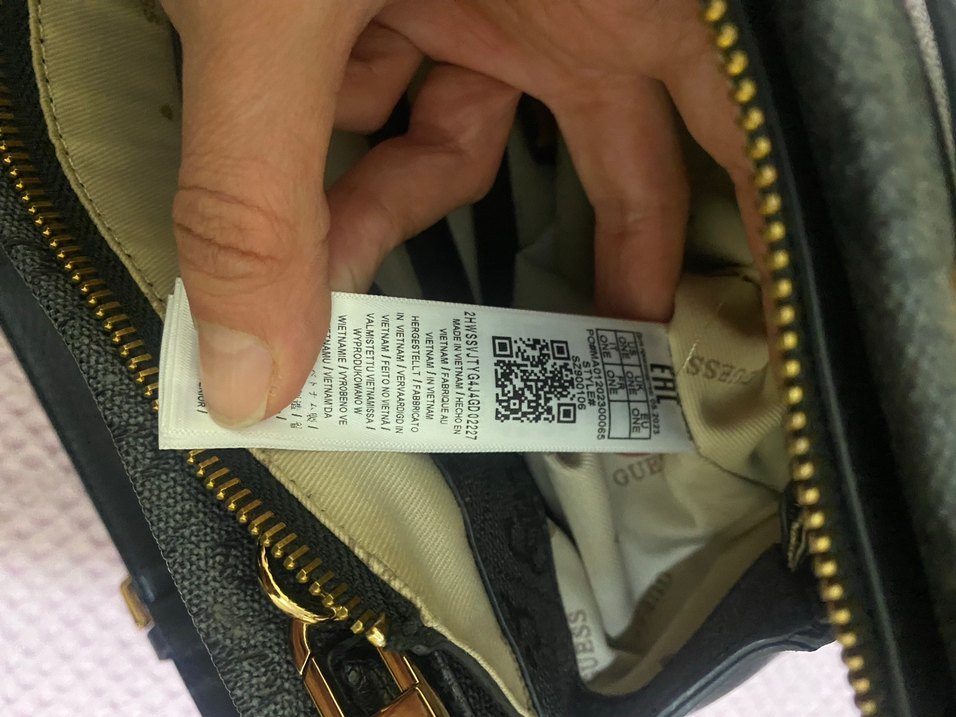 Gri Baskılı Guess Kadın Çanta - Görsel 5