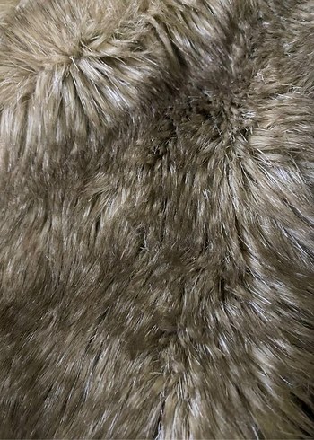 Kürk Detaylı Kahverengi Kadın Yelek - Görsel 4