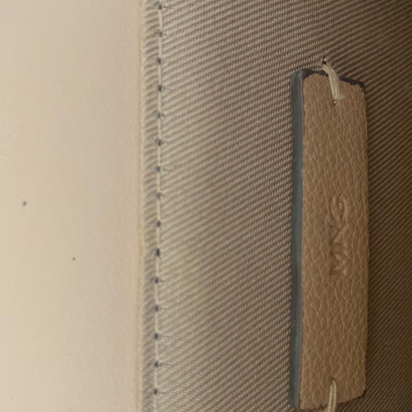 Zincir Detaylı Bej Deri Kadın Çanta - Görsel 5