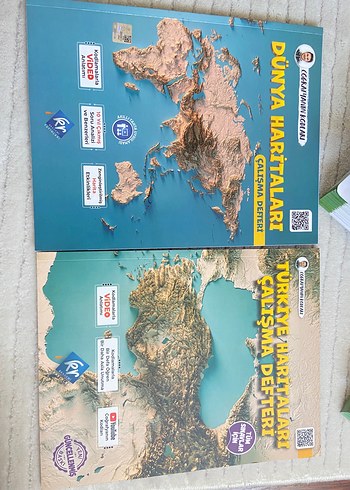 Coğrafyanın kodları Dünya ve Türkiye Haritaları Çalışma Defteri
