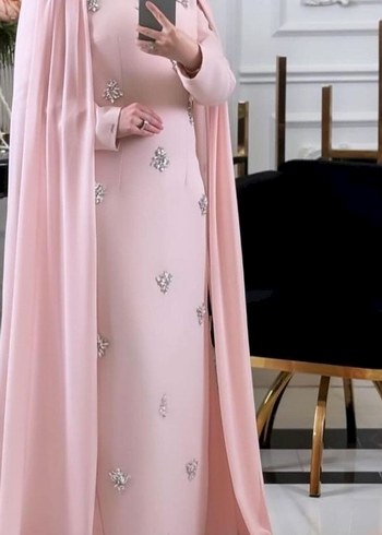 SENNA DESİNG PELERİNLİ ABİYE