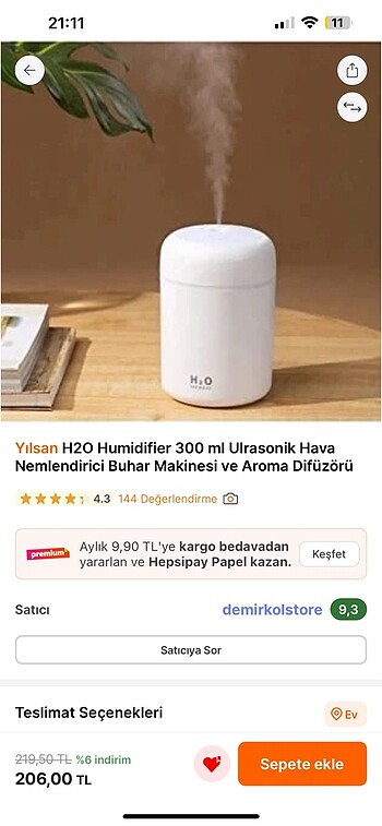 Hava nemlendiricisi