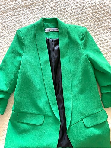Yeşil blazer ceket
