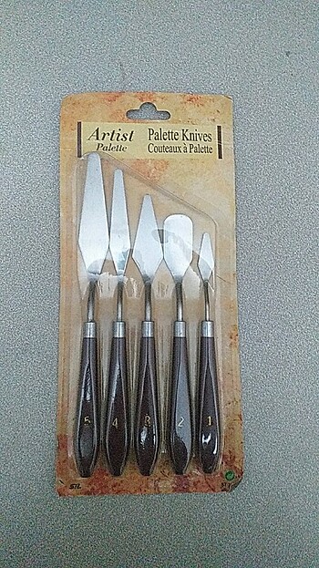 RESİM SPATULASI 5 ADET