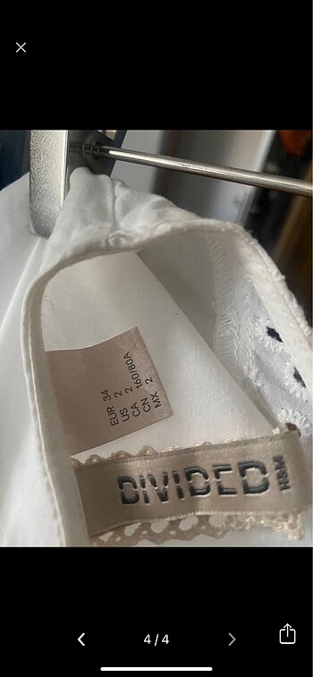 xs Beden beyaz Renk H&M yazlık elbise beden S