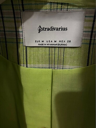 m Beden Stradivarius Hafif Ceket