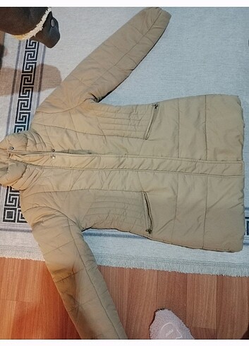 m Beden ten rengi Renk Şişme mont 