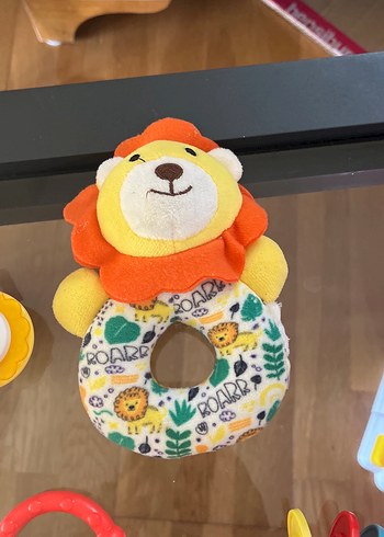 Beden Renkli Diş Kaşıyıcı ve Çıngırak Seti