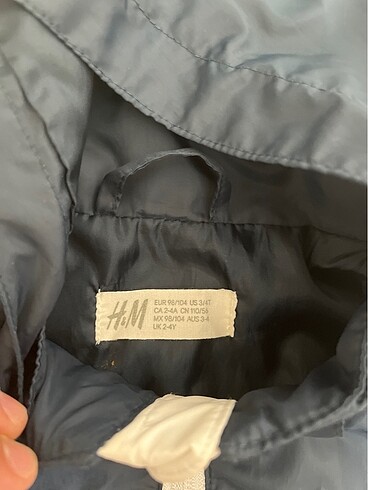 4 Yaş Beden H&M erkek çocuk ince yağmurluk