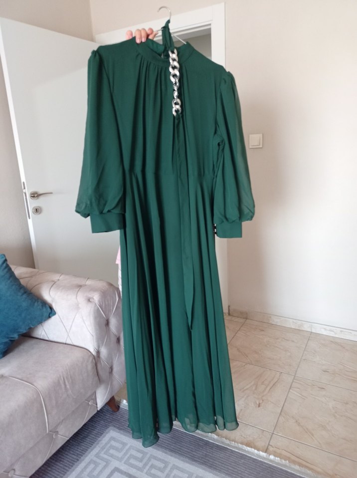 48 beden şifon abiye - Görsel 5