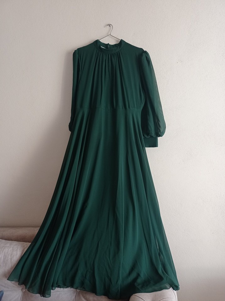 48 beden şifon abiye - Görsel 4