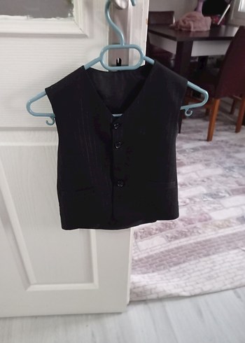 Düğmeli Siyah Erkek Takım Elbise 5 6 cocuk için - Görsel 3