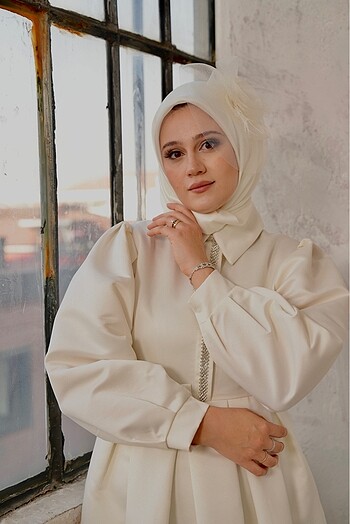 Nikah elbisesi tesettür abiye