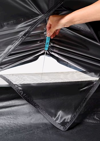 2 Kişilik Kamp Çadırı - MH100 Fresh & Black - Görsel 9