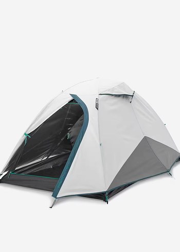 2 Kişilik Kamp Çadırı - MH100 Fresh & Black - Görsel 2