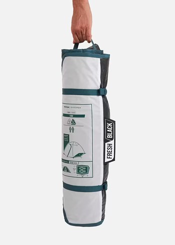 2 Kişilik Kamp Çadırı - MH100 Fresh & Black - Görsel 3